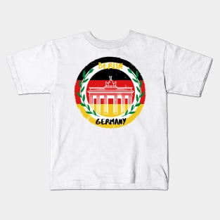 Berlin Germany Brandenburg Gate Kids T-Shirt